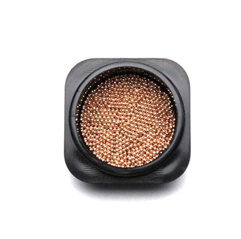 Buy S.A.V.I 1PC. 3D Metal Micro Beads Stainless Steel Caviar Beads ...