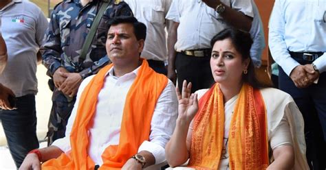 MP Navneet Rana, Her MLA Husband Ravi Rana Sent To 14 Days Of Judicial ...