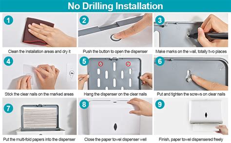 TARGET HYGIENE M-Fold Tissue Paper Dispenser Multi Fold Tissue Paper ...