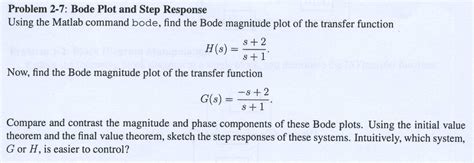 Image result for Step Function Bode Plot