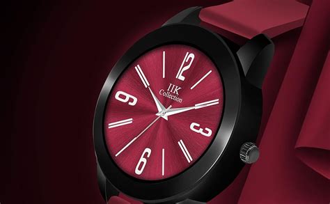 IIK COLLECTION Watches for Men Round Shining Numerical Dial Analogue ...