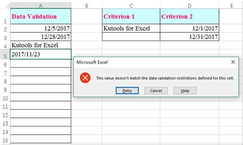 Excel Multiple Data Validation 的图像结果
