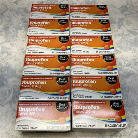 Ibuprofen Tablets 200mg Pain Reliever Fever Reducer | Ubuy India