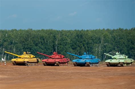 Radical New Tank Camouflages Unveiled During Military Games In Russia ...
