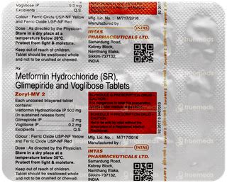 Zoryl Mv 2 Tablet 15: Uses, Side Effects, Price & Substitutes