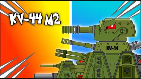 How To Draw KV-44 M2 | HomeAnimations - Cartoons About Tanks