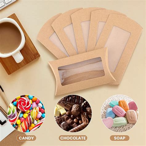 SATYAM KRAFT 40 pcs Brown Decorative Folding Paper Gift Boxes For Gift ...