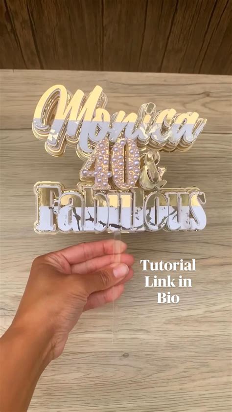 Image result for Cake Topper Tutorial