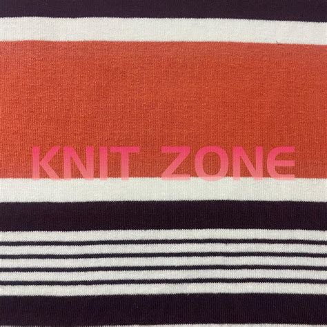 Buy Single Jersey Stripes Fabric at an Affordable Price, Dark Blue ...
