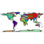 Vertical World Map Animation SVG 的图像结果