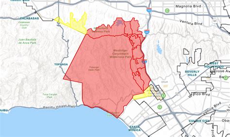 Palisades Fire Map: See Fire Perimeter, Evacuation Areas Friday ...