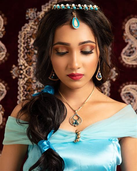 Asiya Firdose in Princess Jasmine inspired costume - South Indian Actress