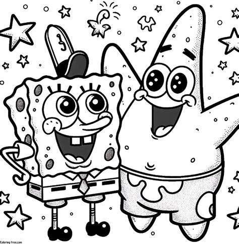 18 SpongeBob Coloring Pages (Free Unique Printables) | Stitch coloring ...