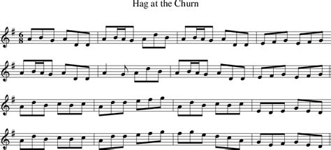 Hag at the Churn on folk tune finder