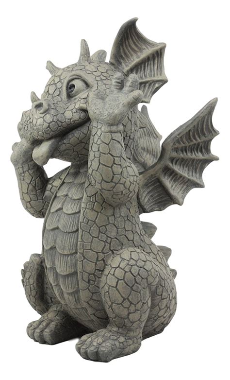 Ebros Gift Ebros Whimsical Garden Dragon Making Funny Faces India | Ubuy