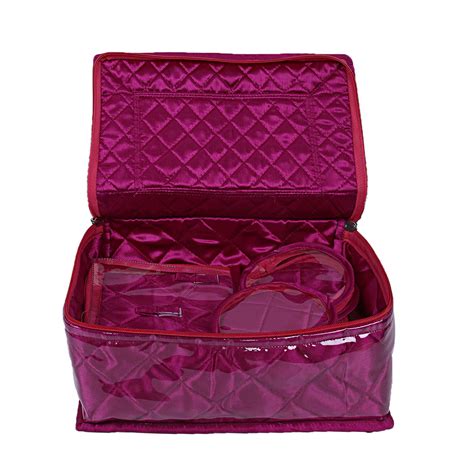 Kuber Industries Satin Locker Jewellery Kit with 12 Pouches (Pink ...