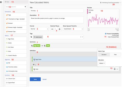 Build metrics | Adobe Analytics