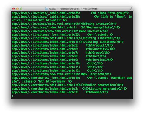 Grep Rails i18n translation elements from your app/views folder