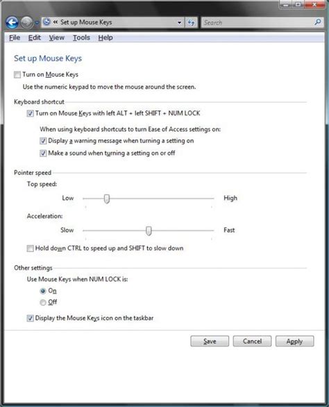 Image result for Set Up Mouse Keys