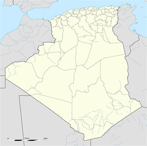 Printable Algeria Map – PrintableLib