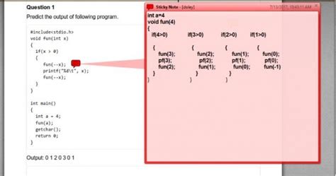 Programming in C: recursion