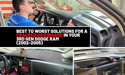 Best to Worst Solutions for a Cracked Dashboard in your 3rd Gen Dodge ...