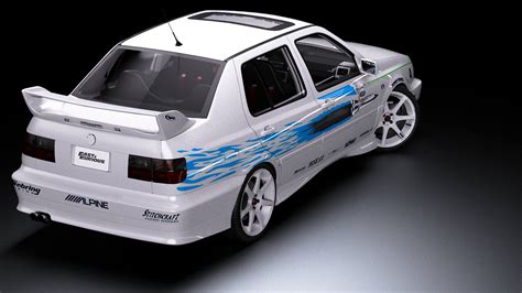 The Fast and Furious Jesse VW Jetta - 3D Model by impulse99