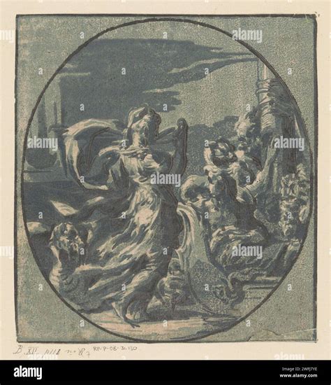 Circe Drinkend, Antonio da Trento (Possibly), After Parmigianino, c ...