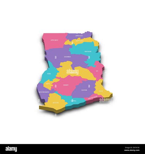 Map Of Africa Ghana Political Map Of Ghana Map Of Political Ghana
