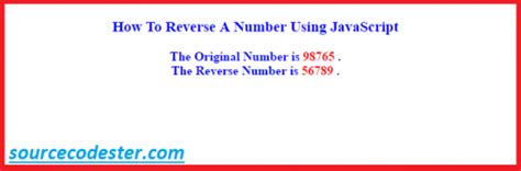Image result for Number Pattern Program in JavaScript Reverse in While Loop