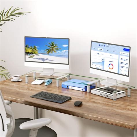 WALI Dual Monitor Stand, Computer Monitor Stand India | Ubuy