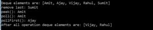Image result for Tail in Deque Java
