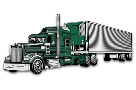 Semitruck Graphic by inspire · Creative Fabrica