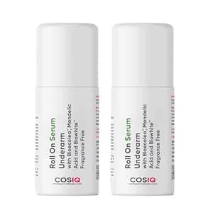 Buy Cos-IQ Brightening Underarm Roll On Serum (Pack of 2 X 40ml) | With ...