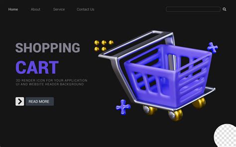 Shopping Cart Sign on Dark Background 3d Graphic by ahmedsakib372 ...