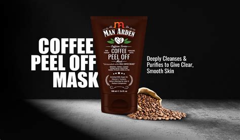 Buy Man Arden Caffeine Series - Coffee Peel Off Mask, Grounded With ...