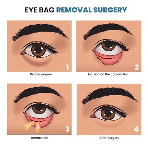 Surgical Eye Bag Removal