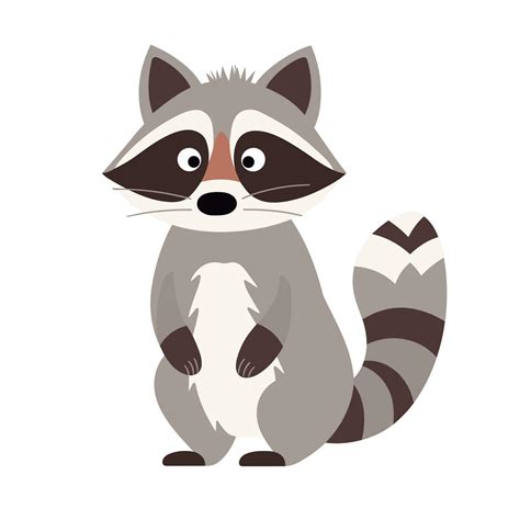 Raccoon Vector Cute Raccoon Cartoon Symbol 27790998 Vector Art at Vecteezy