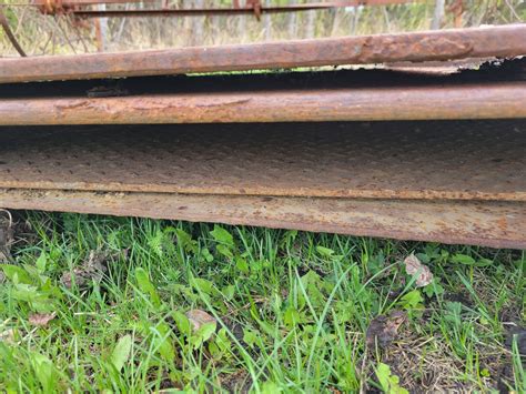 2- Sheets of 60" x 8 ft, 60" x 10 ft & 2- lighter plates of plating ...