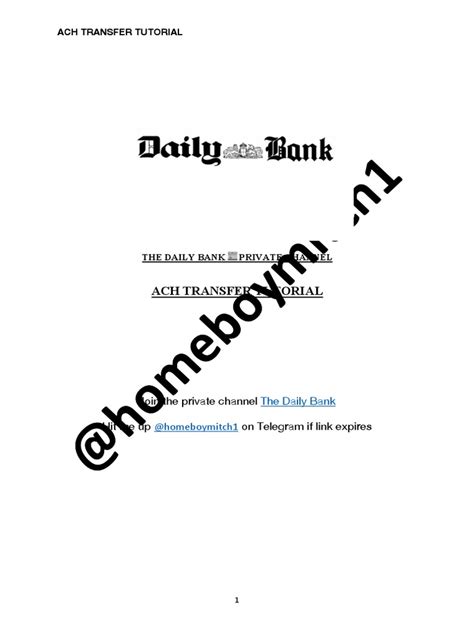 Image result for ACH Tutorial