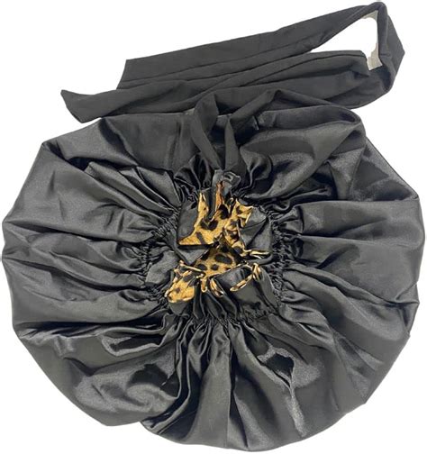 Buy BODYFAB Satin Hair Bonnet Sleep Bonnet Night Cap Large Double Layer ...
