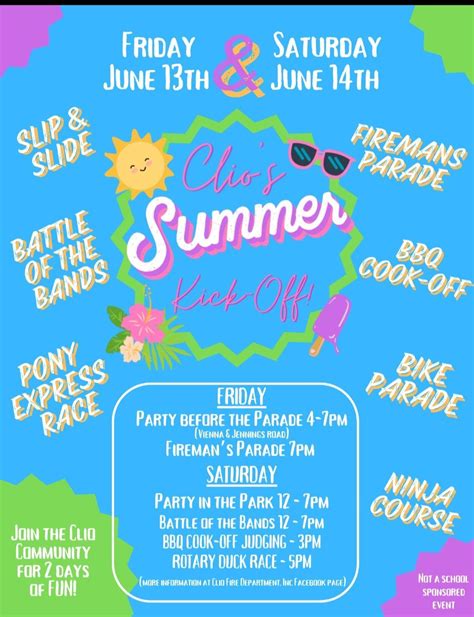 2nd Annual Clio Summer Kickoff , Clio Park, 13 June 2025 | AllEvents