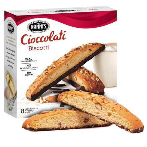 Amazon.com: Nonni's Cioccolati Biscotti Italian Cookies - Italian ...