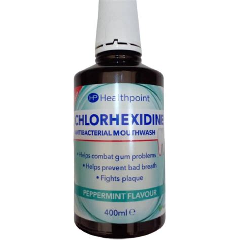 Chlorhexidine Mouthwash - Peppermint Flavour, 400ml - Asset Pharmacy