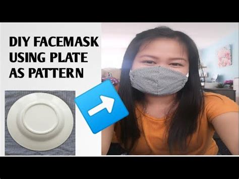 Face Mask Using a Plate for a Pattern 的图像结果