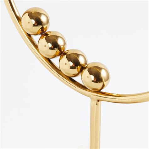 Buy Splendid Gold Rush Marble Base Metal Table Accent from Home Centre ...