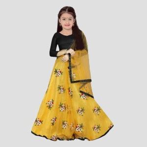 D Plus Creation Girls Lehenga Choli Ethnic Wear Floral Print Lehenga ...