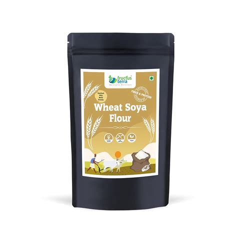 Fructus Terra Wheat Soya Flour, Enriched With Methi (Fenugreek) Powder ...