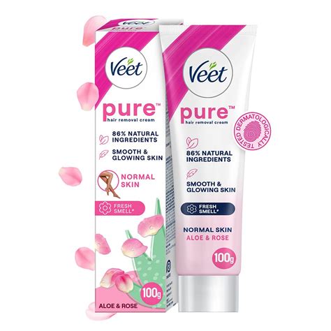 Buy Veet Pure Hair Removal Cream for Women For Normal Skin - 100g ...