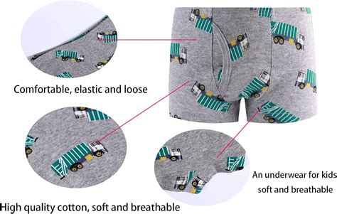 Buy Demifill Boys Boxer Briefs 100% Cotton Monster Car Underwear ...